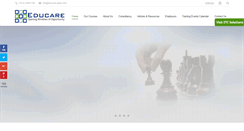 Desktop Screenshot of educare-qatar.com